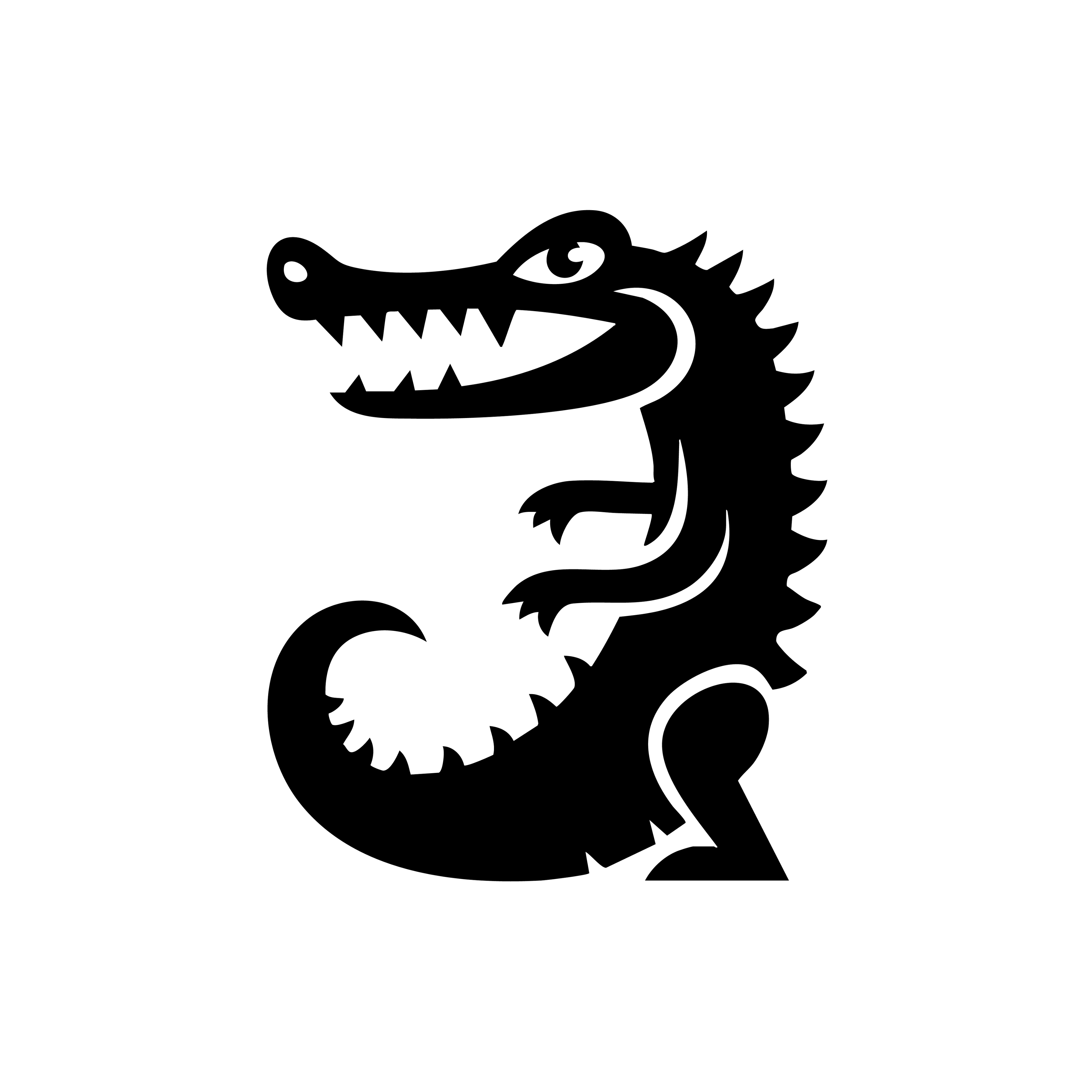 Vinyl Decal / Laptop Sticker/ Car Decal / Phone Sticker Alligator