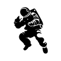 Vinyl Decal / Laptop Sticker/ Car Decal / Phone Sticker Astronaut
