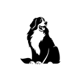 Vinyl Decal / Laptop Sticker/ Car Decal / Phone Sticker Bernese Mountain Dog