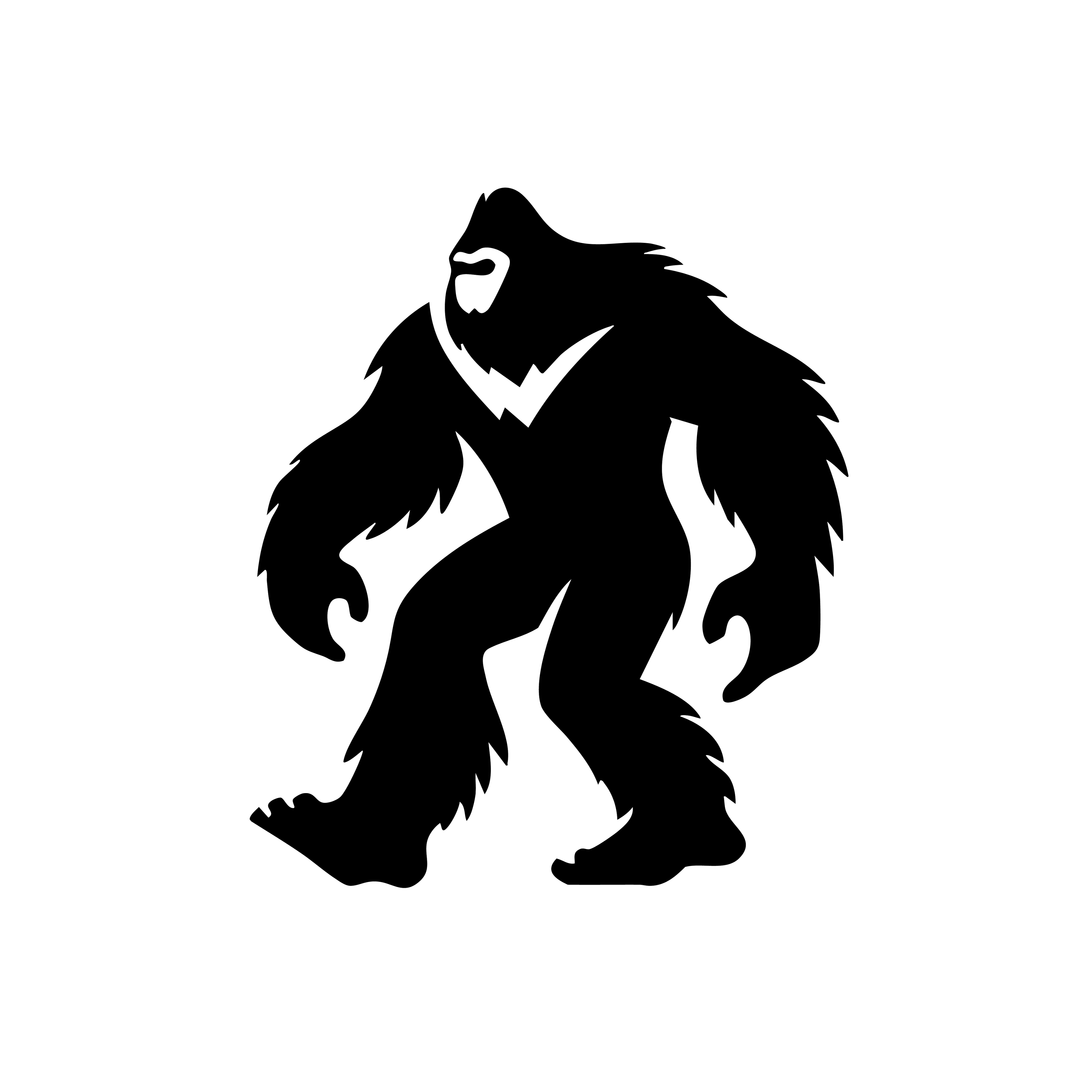 Vinyl Decal / Laptop Sticker/ Car Decal / Phone Sticker Big Foot