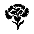Vinyl Decal / Laptop Sticker/ Car Decal / Phone Sticker Carnation