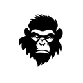 Vinyl Decal / Laptop Sticker/ Car Decal / Phone Sticker Chimpanzee