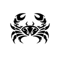 Vinyl Decal / Laptop Sticker/ Car Decal / Phone Sticker Crab