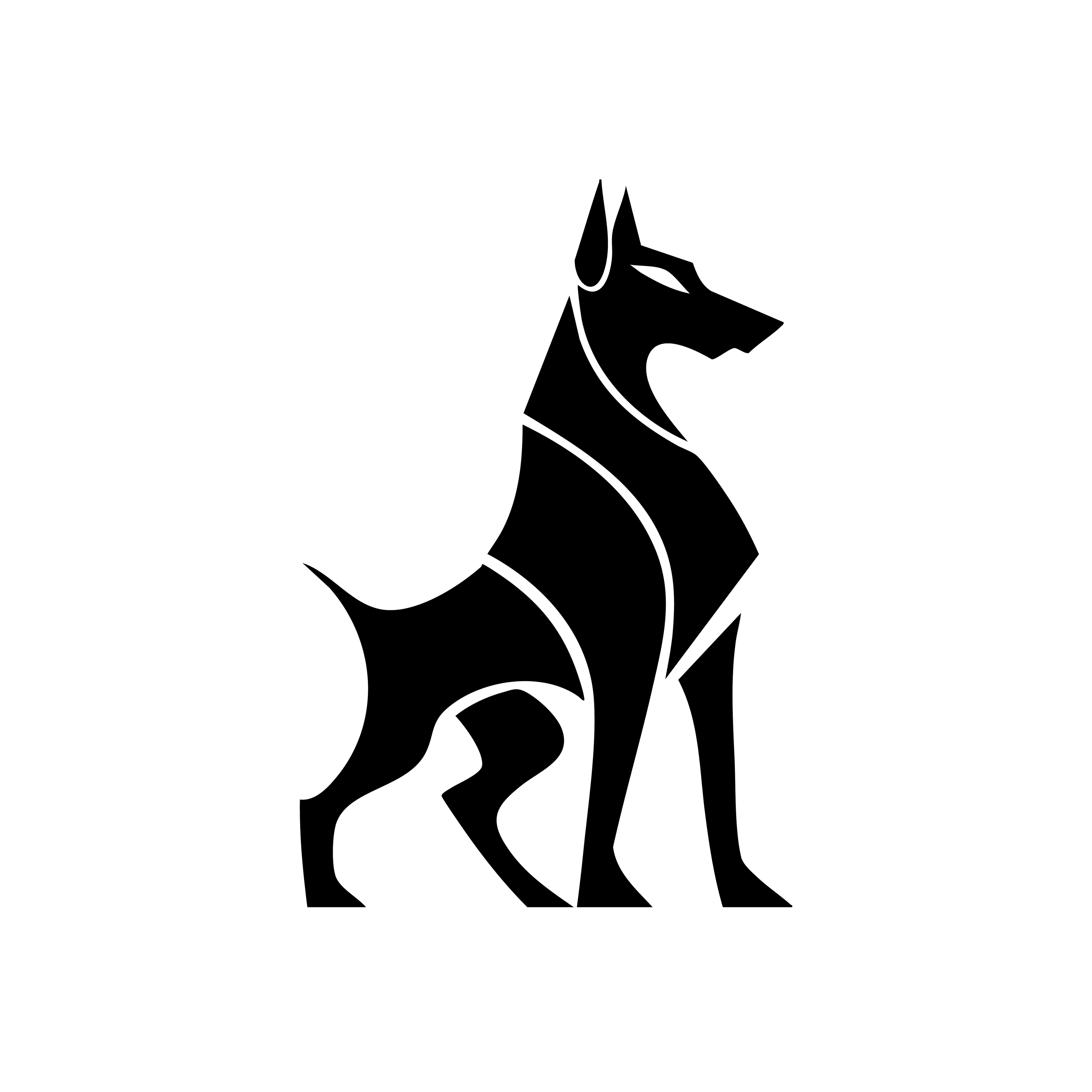 Vinyl Decal / Laptop Sticker/ Car Decal / Phone Sticker Doberman Pinscher