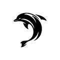 Vinyl Decal / Laptop Sticker/ Car Decal / Phone Sticker Dolphin