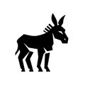 Vinyl Decal / Laptop Sticker/ Car Decal / Phone Sticker Donkey