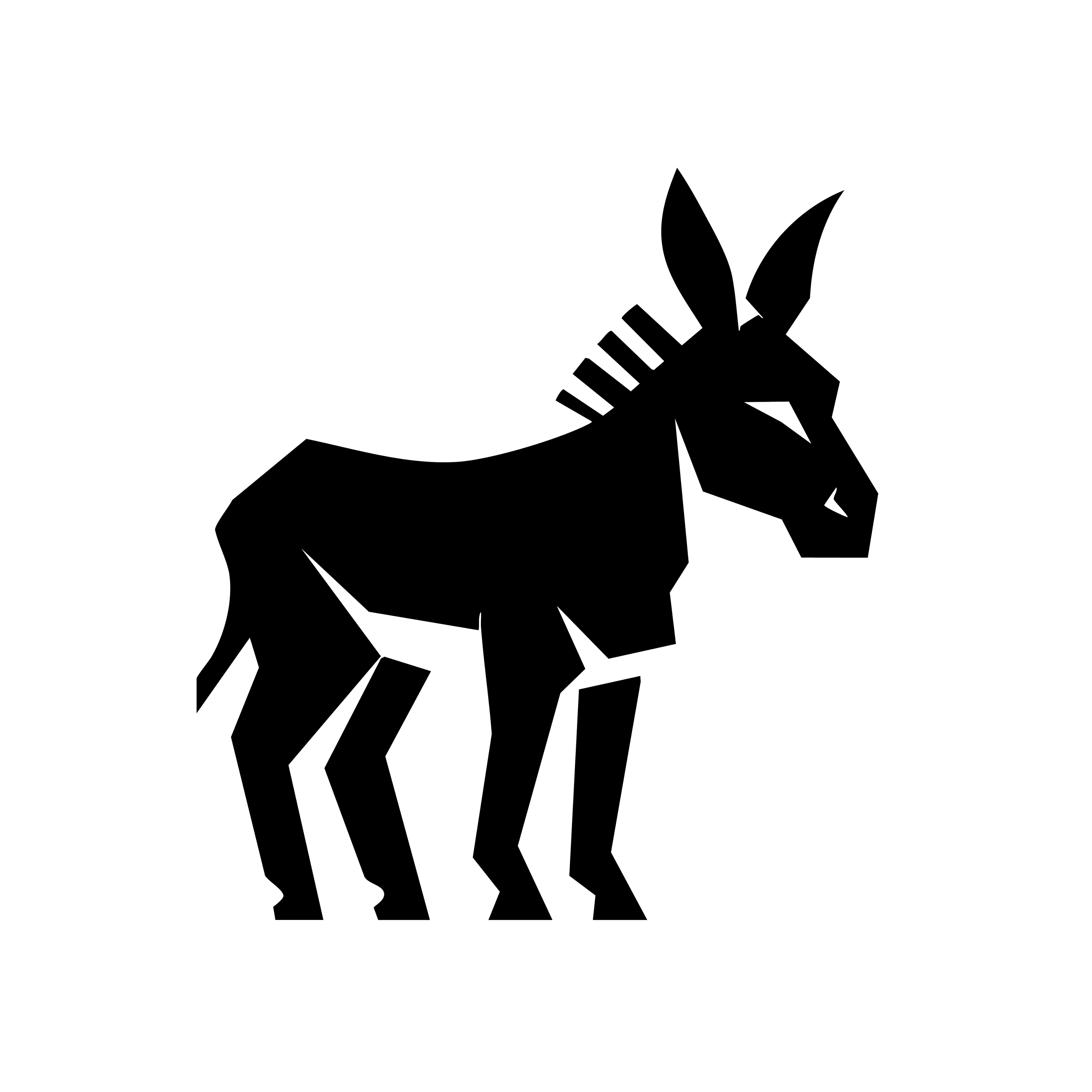 Vinyl Decal / Laptop Sticker/ Car Decal / Phone Sticker Donkey