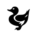 Vinyl Decal / Laptop Sticker/ Car Decal / Phone Sticker Duck