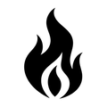 Vinyl Decal / Laptop Sticker/ Car Decal / Phone Sticker Flames