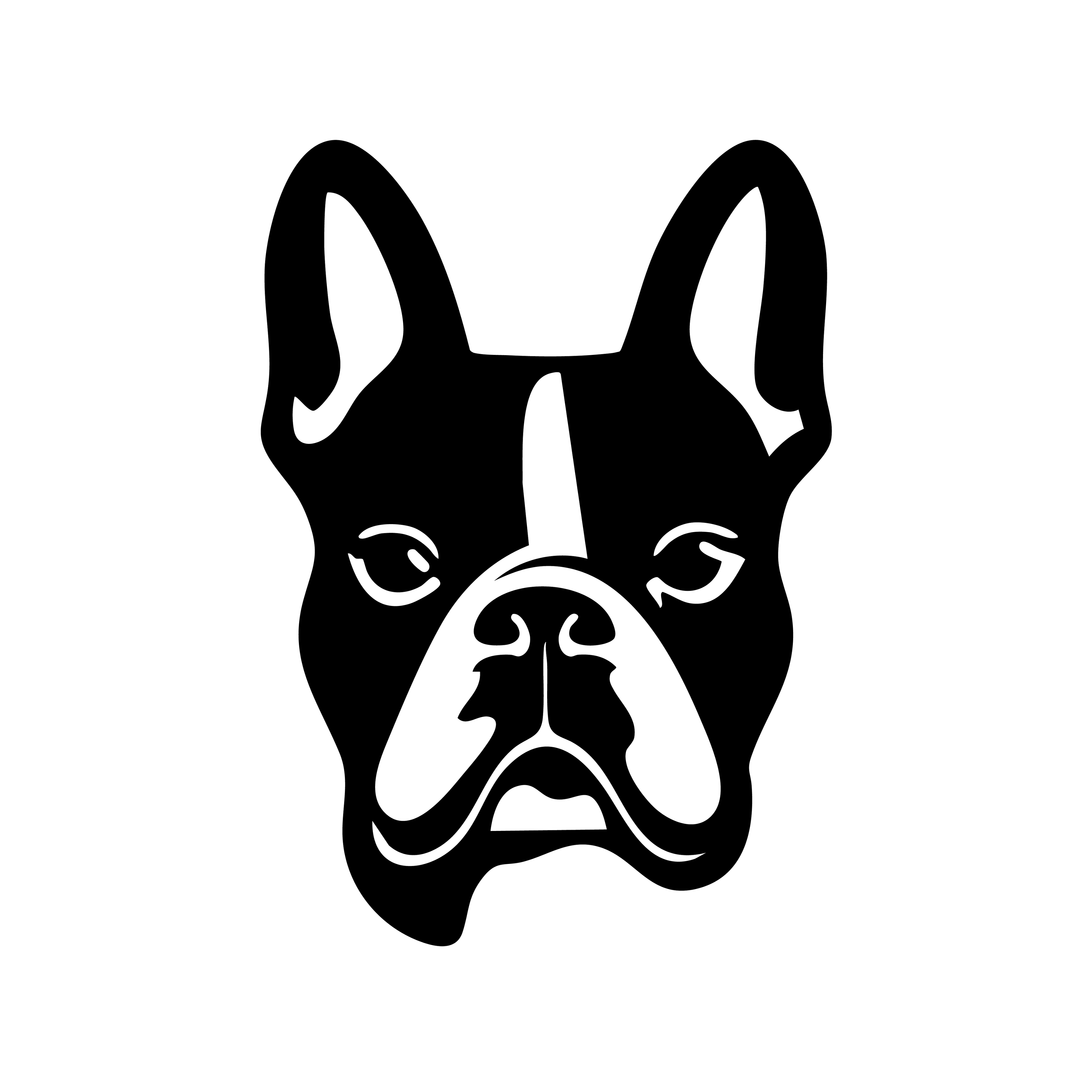 Vinyl Decal / Laptop Sticker/ Car Decal / Phone Sticker French Bulldog