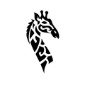 Vinyl Decal / Laptop Sticker/ Car Decal / Phone Sticker Giraffe