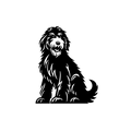 Vinyl Decal / Laptop Sticker/ Car Decal / Phone Sticker Golden Doodle