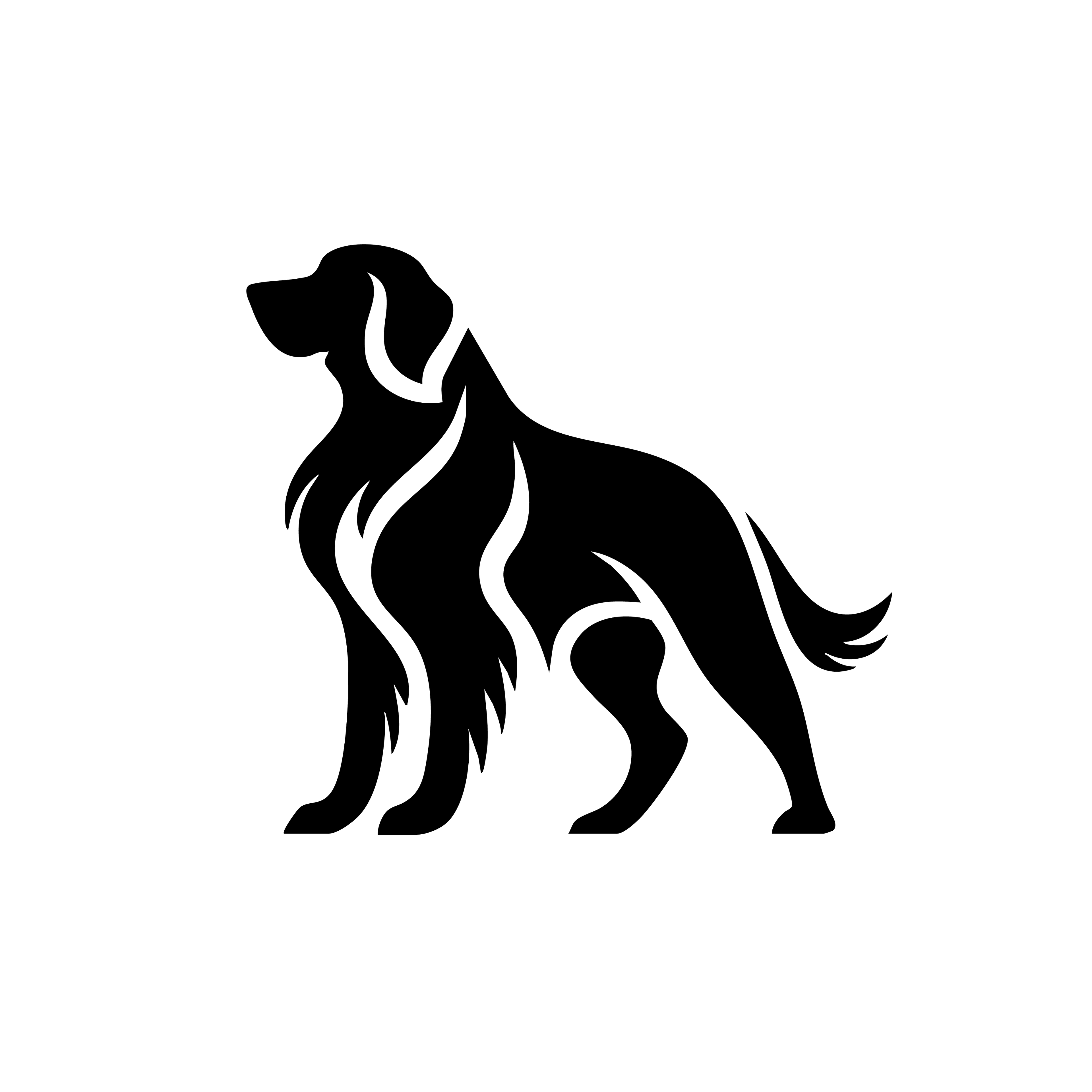Vinyl Decal / Laptop Sticker/ Car Decal / Phone Sticker Golden Retriever
