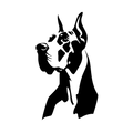 Vinyl Decal / Laptop Sticker/ Car Decal / Phone Sticker Great Dane