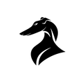 Vinyl Decal / Laptop Sticker/ Car Decal / Phone Sticker Greyhound