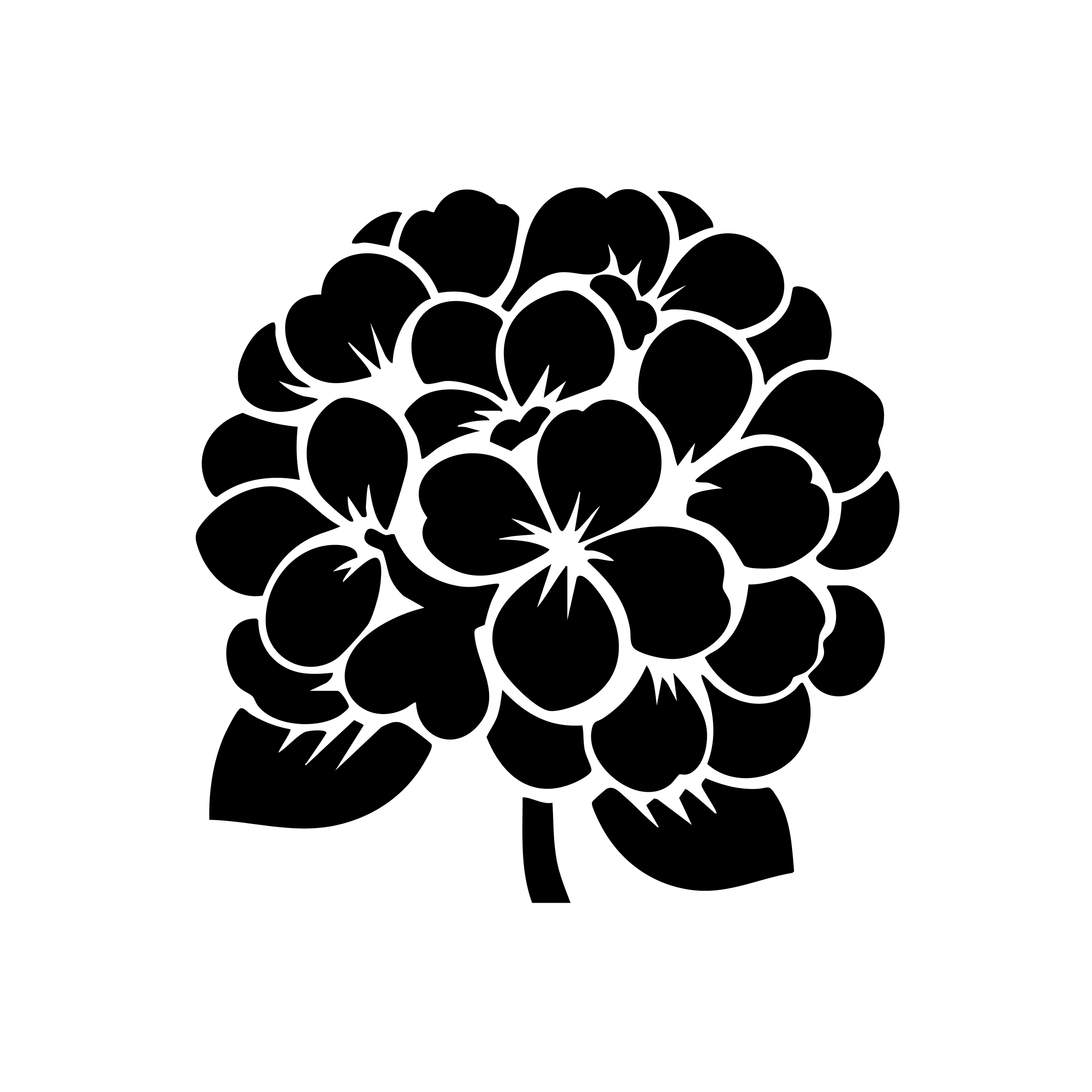 Vinyl Decal / Laptop Sticker/ Car Decal / Phone Sticker Hydrangea