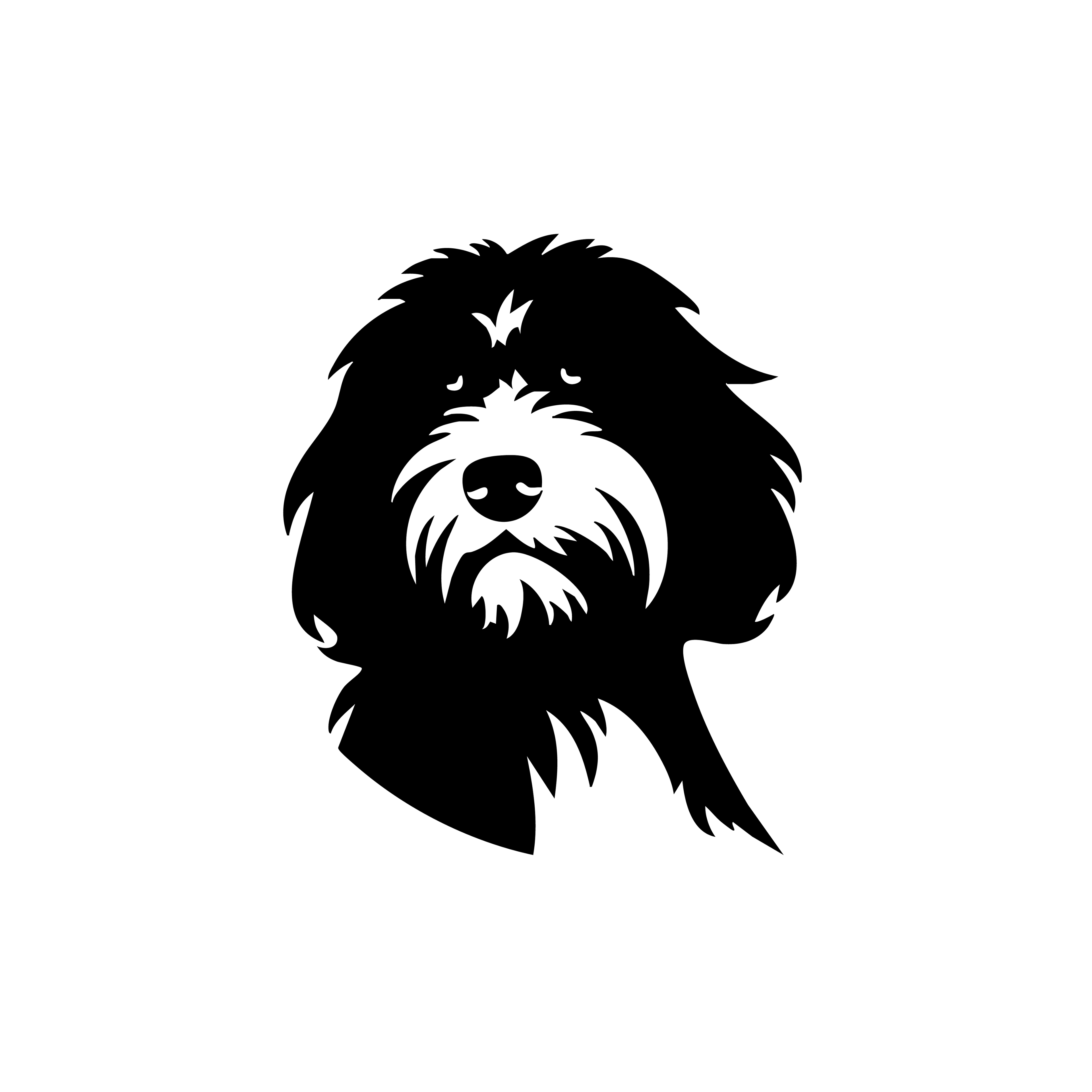 Vinyl Decal / Laptop Sticker/ Car Decal / Phone Sticker Labradoodle