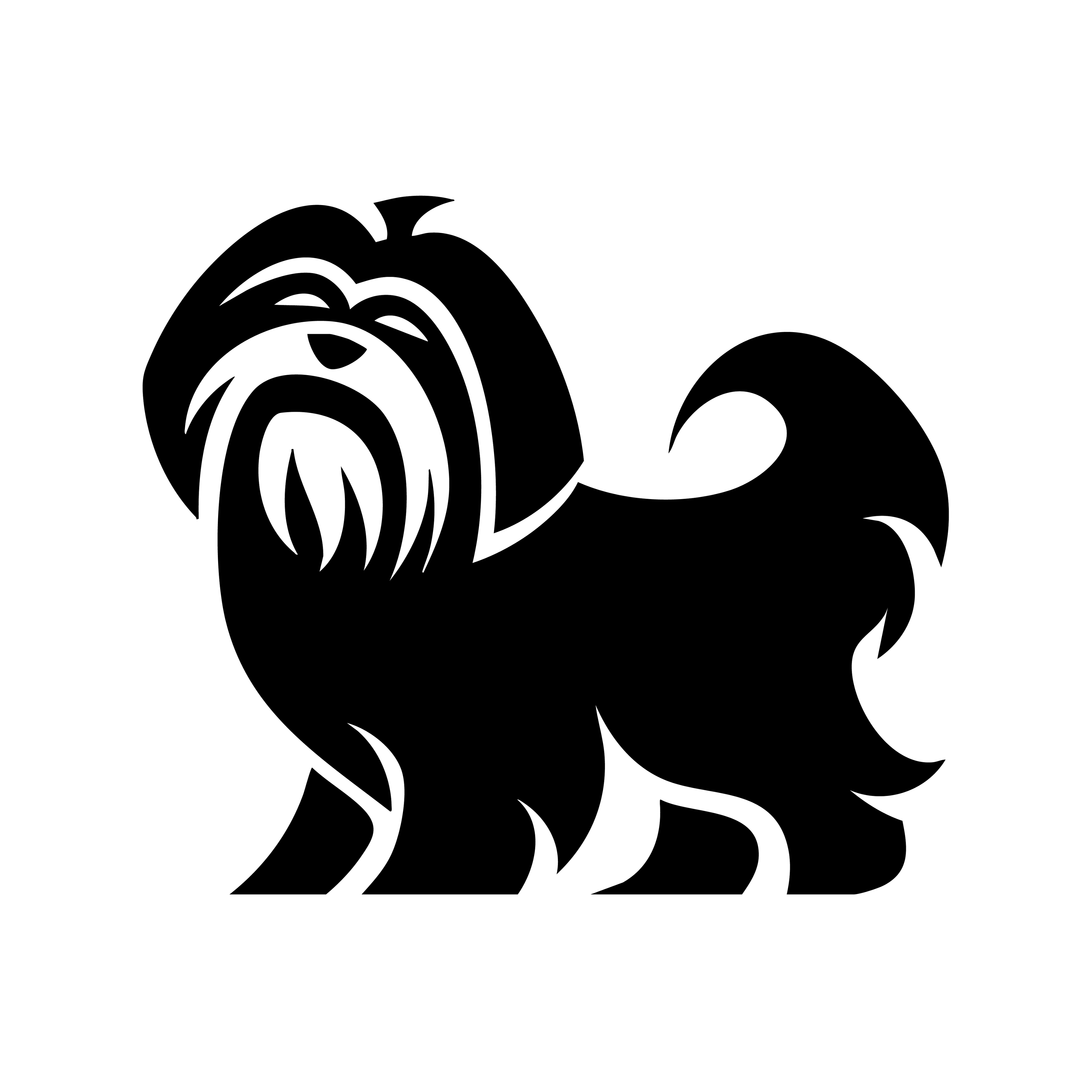Vinyl Decal / Laptop Sticker/ Car Decal / Phone Sticker Lhasa Apso