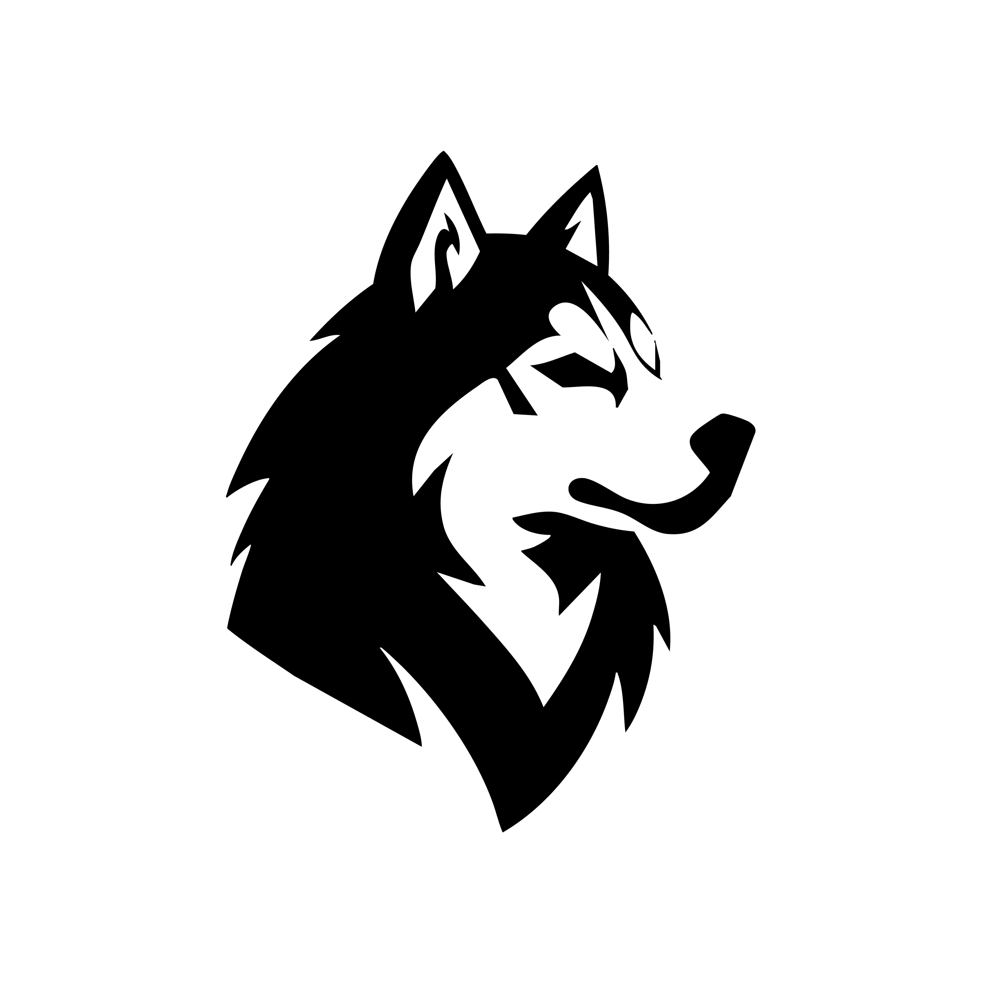 Vinyl Decal / Laptop Sticker/ Car Decal / Phone Sticker Alaskan Malamute