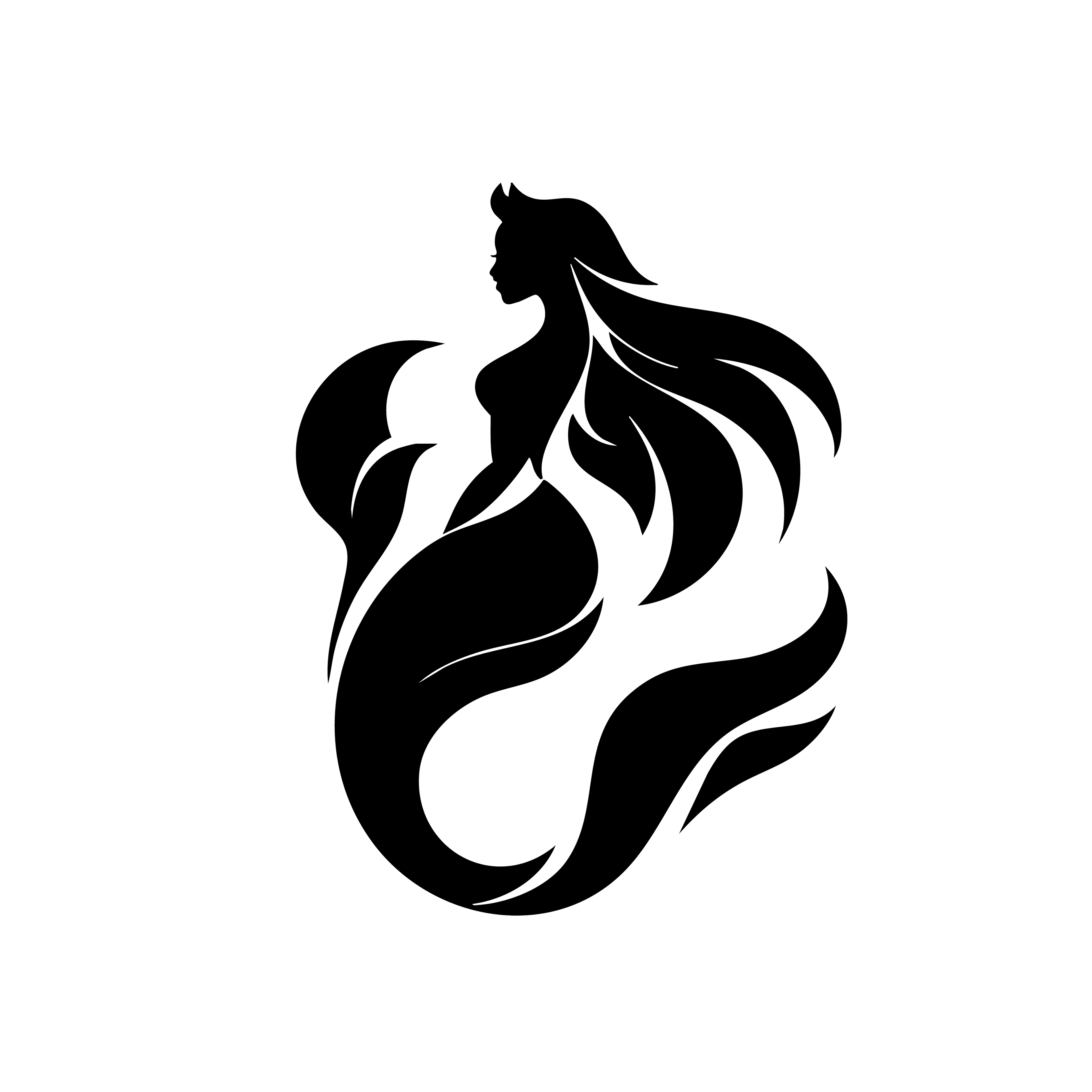 Vinyl Decal / Laptop Sticker/ Car Decal / Mermaid