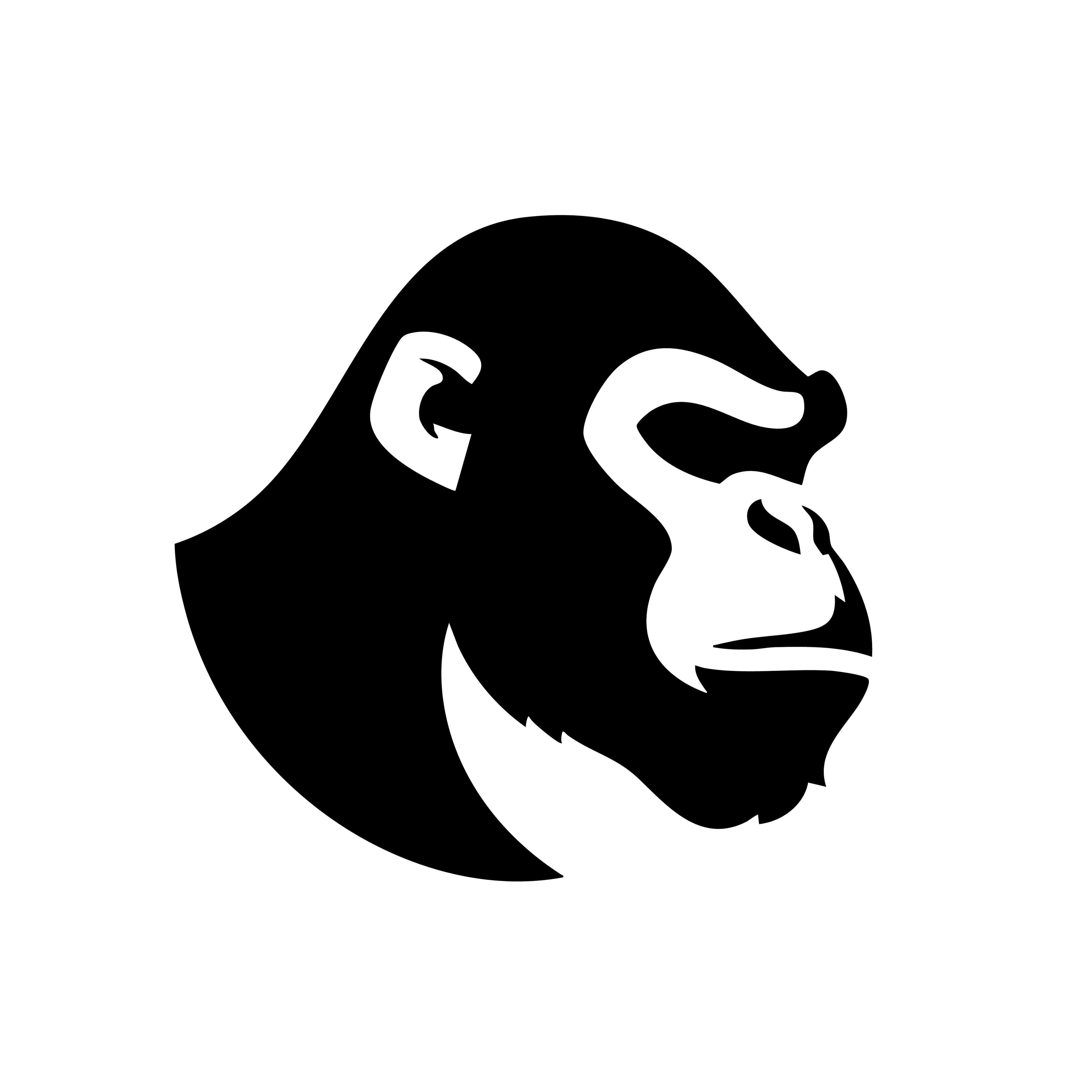 Vinyl Decal / Laptop Sticker/ Car Decal / Phone Sticker Monkey