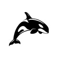 Vinyl Decal / Laptop Sticker/ Car Decal / Phone Sticker Orca Whale