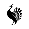 Vinyl Decal / Laptop Sticker/ Car Decal / Phone Sticker Peacock