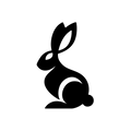 Vinyl Decal / Laptop Sticker/ Car Decal / Phone Sticker Rabbit