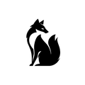 Vinyl Decal / Laptop Sticker/ Car Decal / Phone Sticker Red Fox