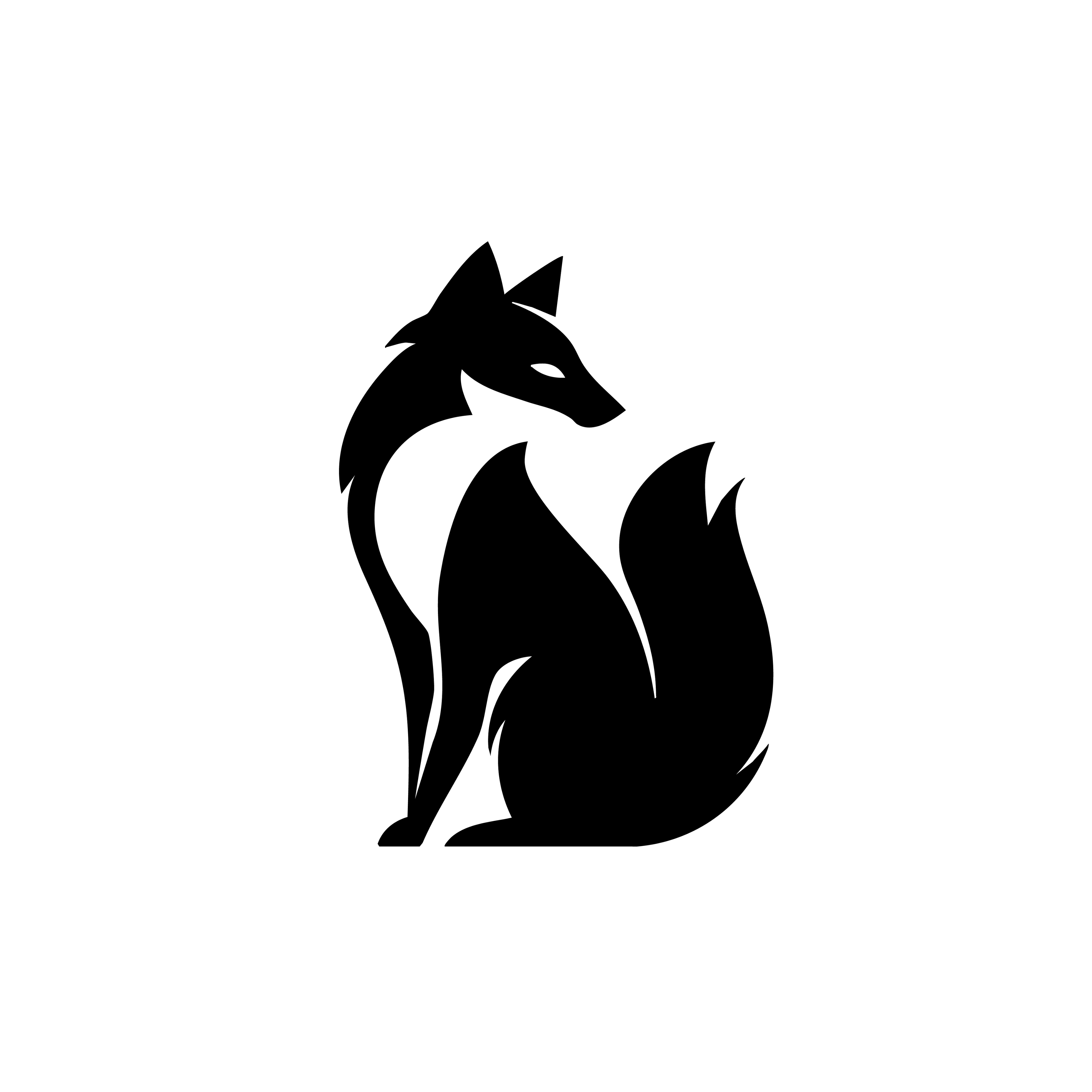 Vinyl Decal / Laptop Sticker/ Car Decal / Phone Sticker Red Fox