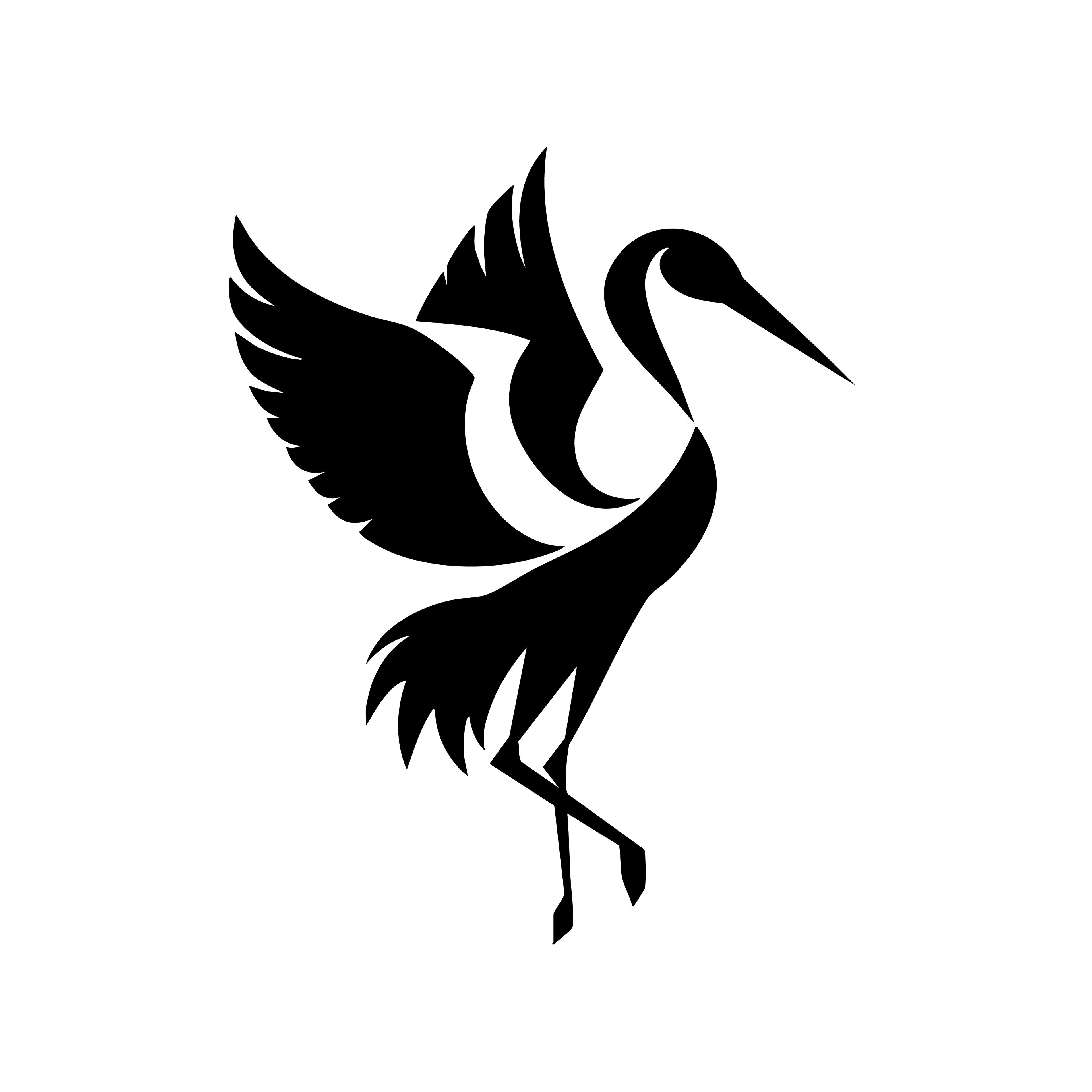 Vinyl Decal / Laptop Sticker/ Car Decal / Phone Sticker Stork