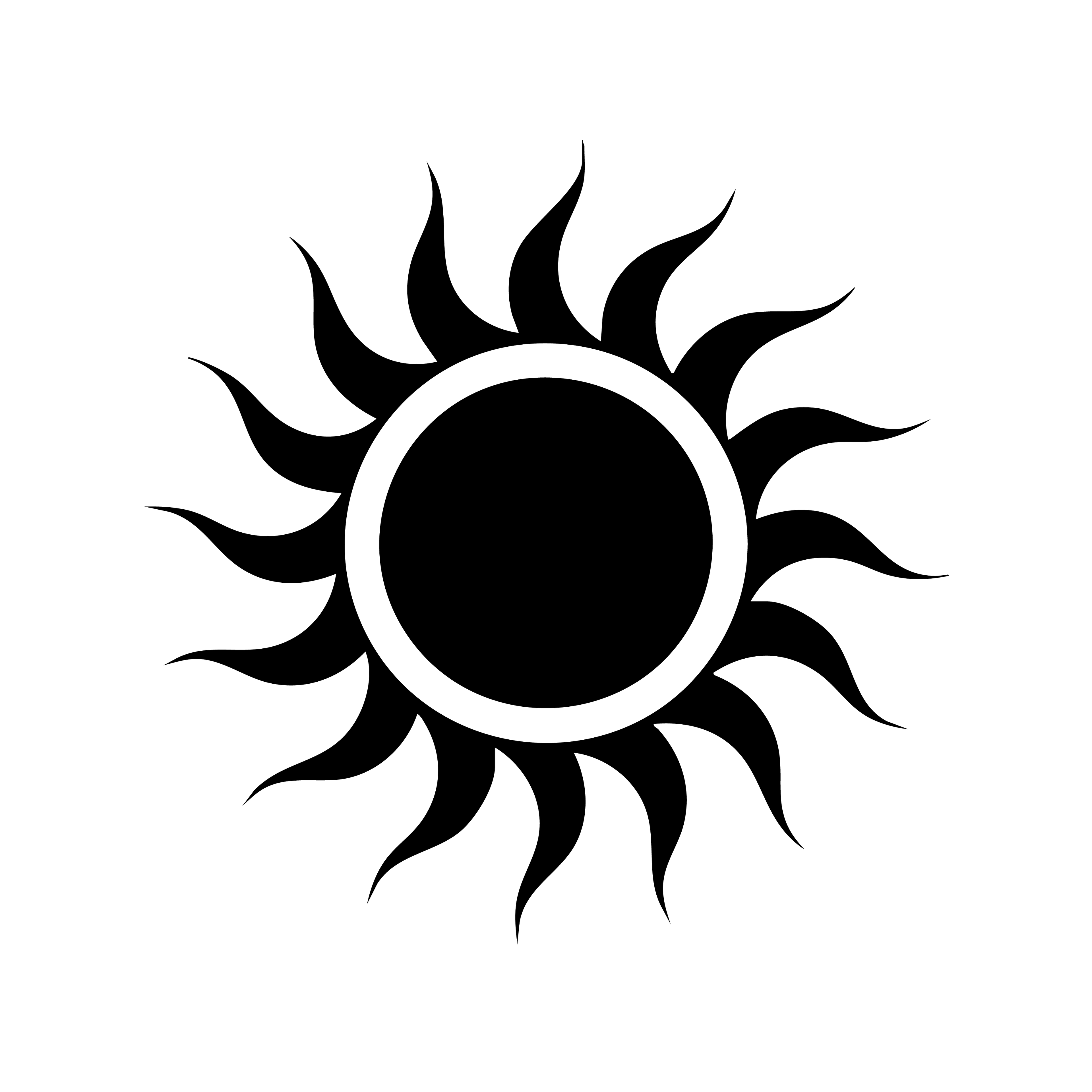 Vinyl Decal / Laptop Sticker/ Car Decal / Sun