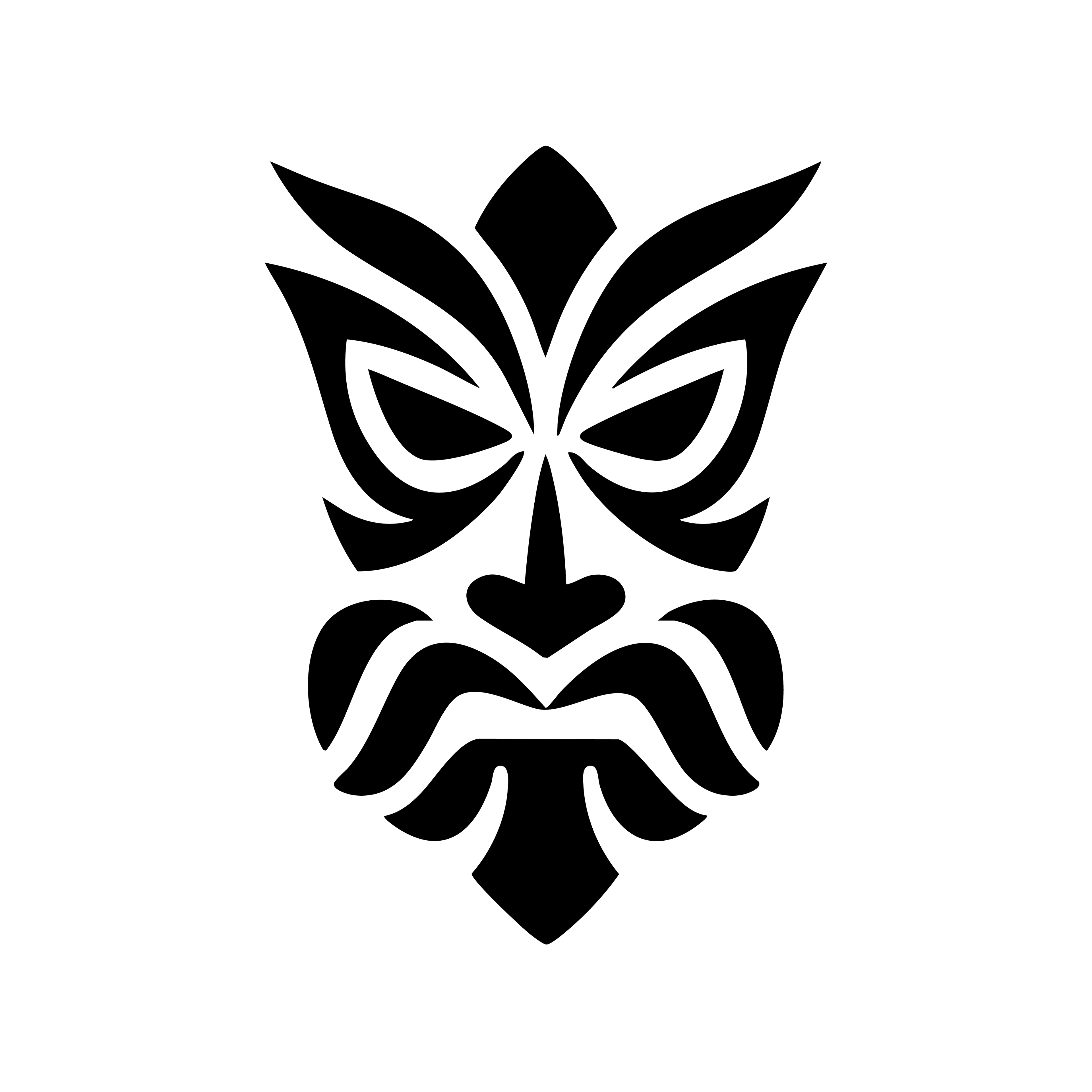 Vinyl Decal / Laptop Sticker/ Car Decal / Phone Sticker Tiki Mask