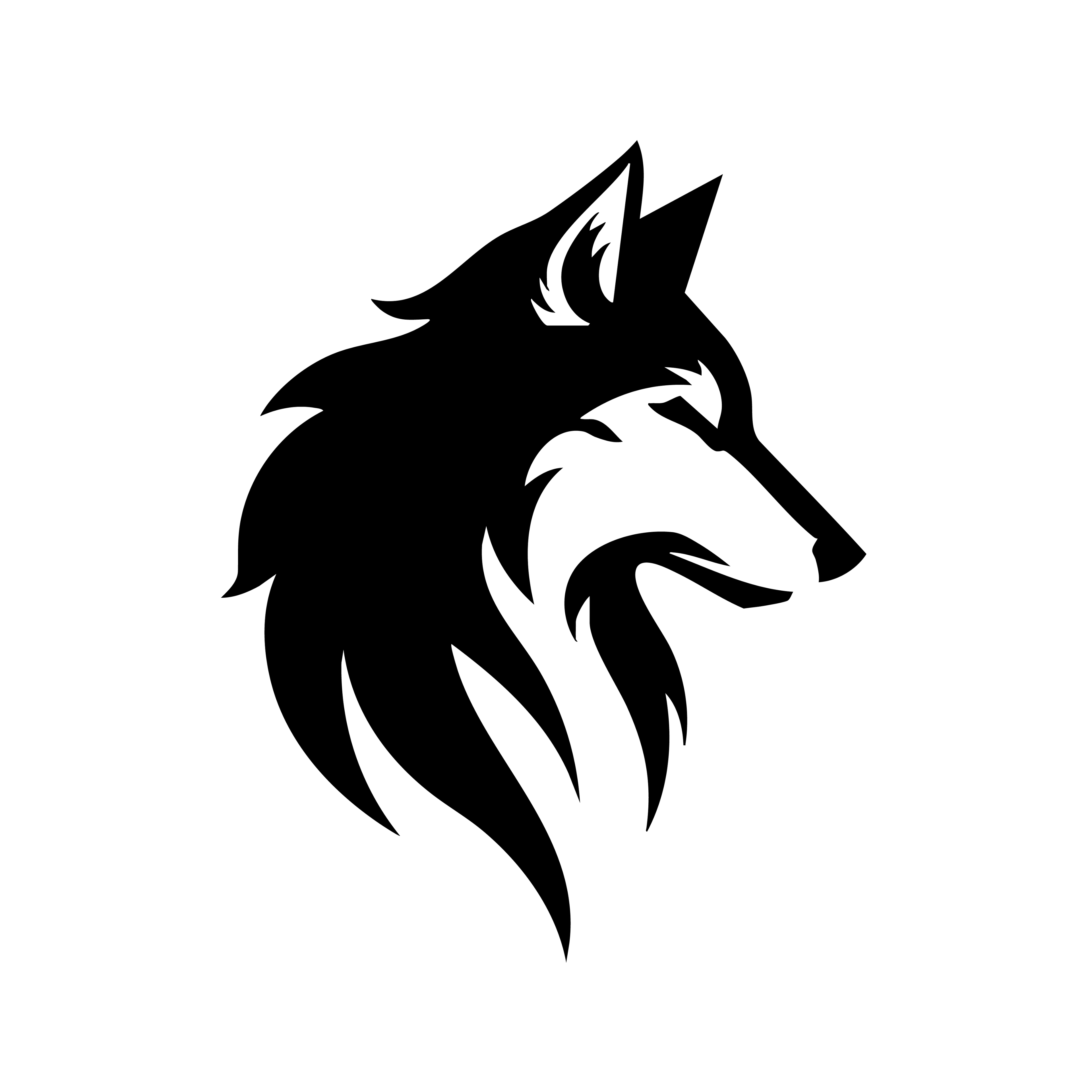 Vinyl Decal / Laptop Sticker/ Car Decal / Phone Sticker Wolf
