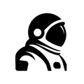 Vinyl Decal / Laptop Sticker/ Car Decal / Phone Sticker Astronaut