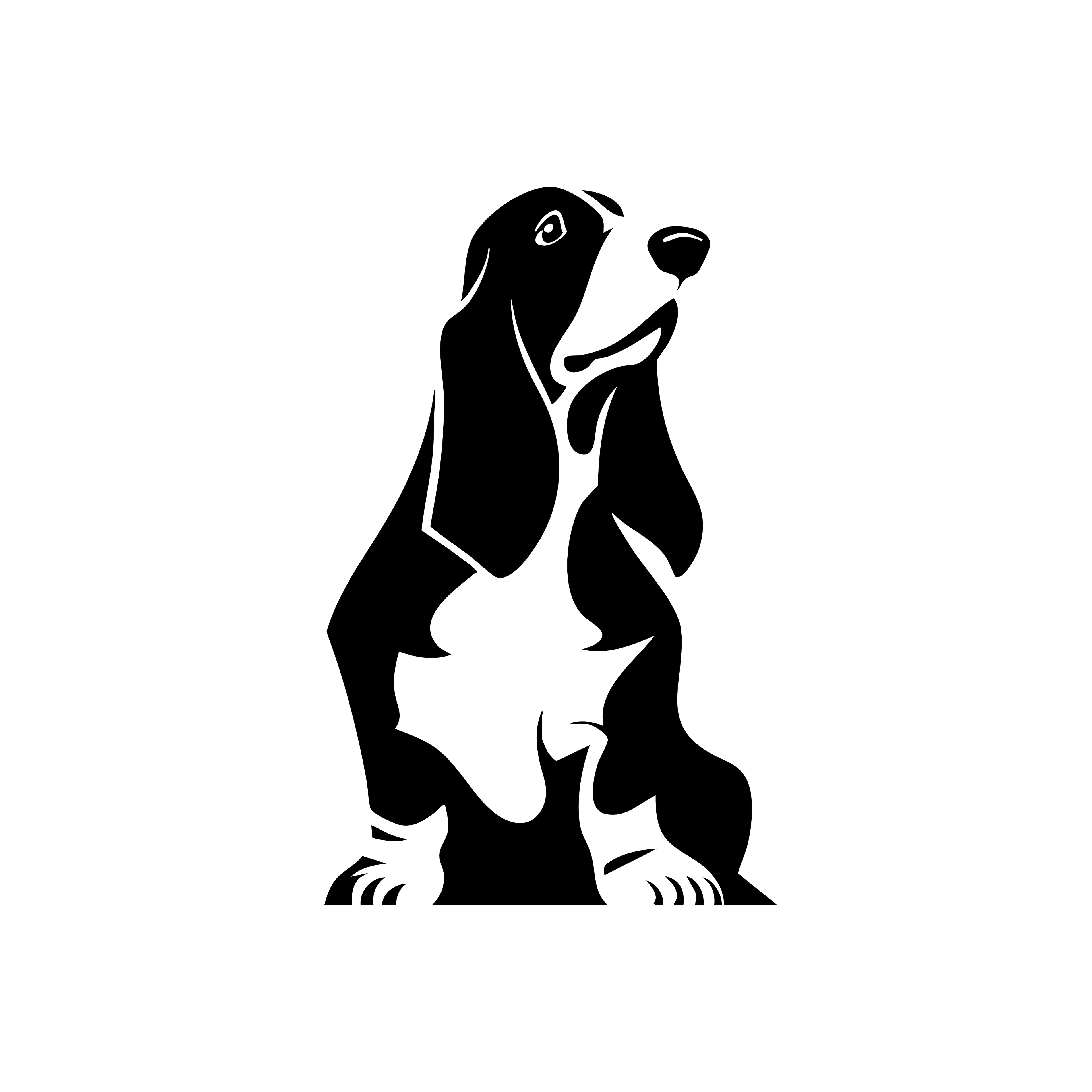 Vinyl Decal / Laptop Sticker/ Car Decal / Phone Sticker Basset Hound