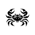Vinyl Decal / Laptop Sticker/ Car Decal / Phone Sticker Crab