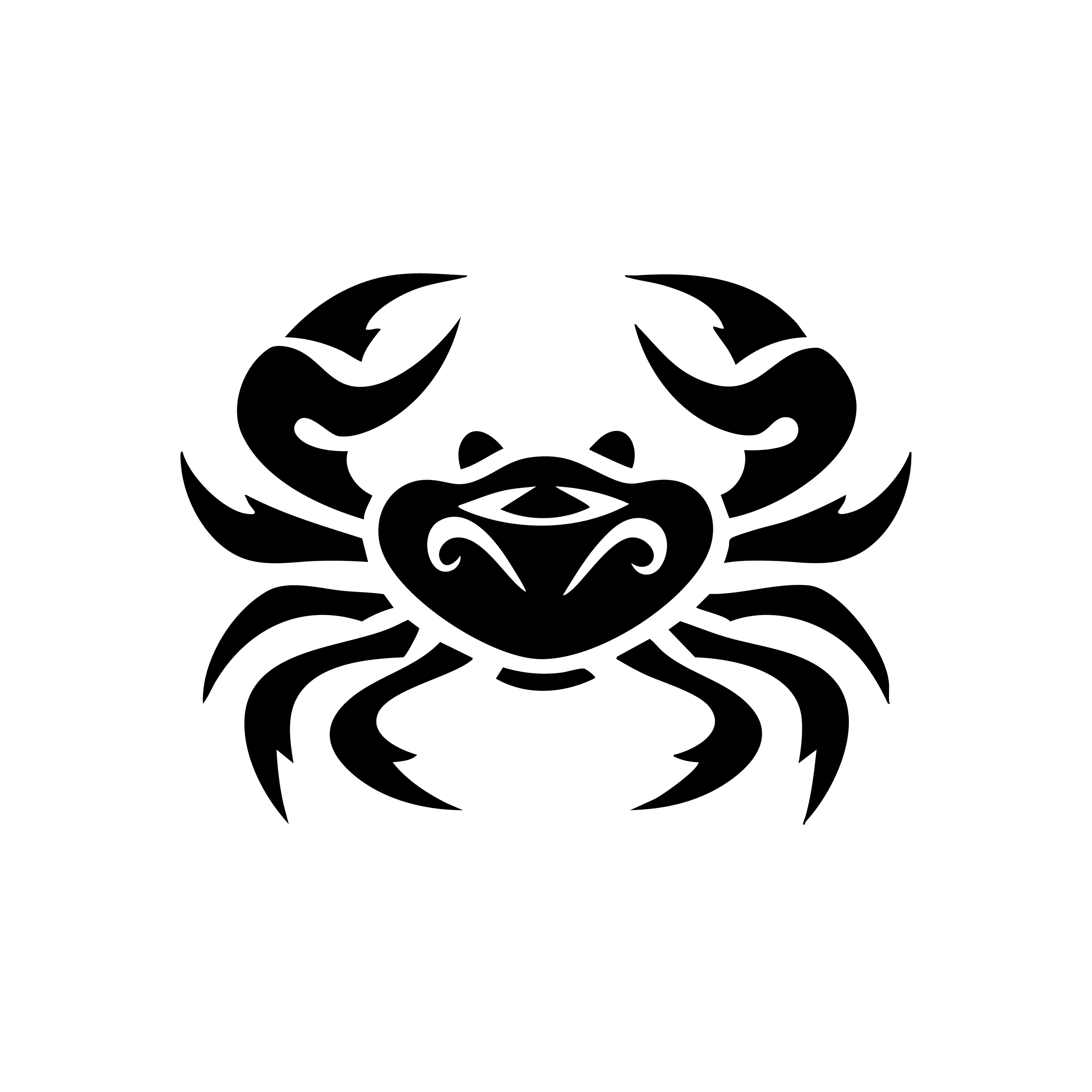 Vinyl Decal / Laptop Sticker/ Car Decal / Phone Sticker Crab