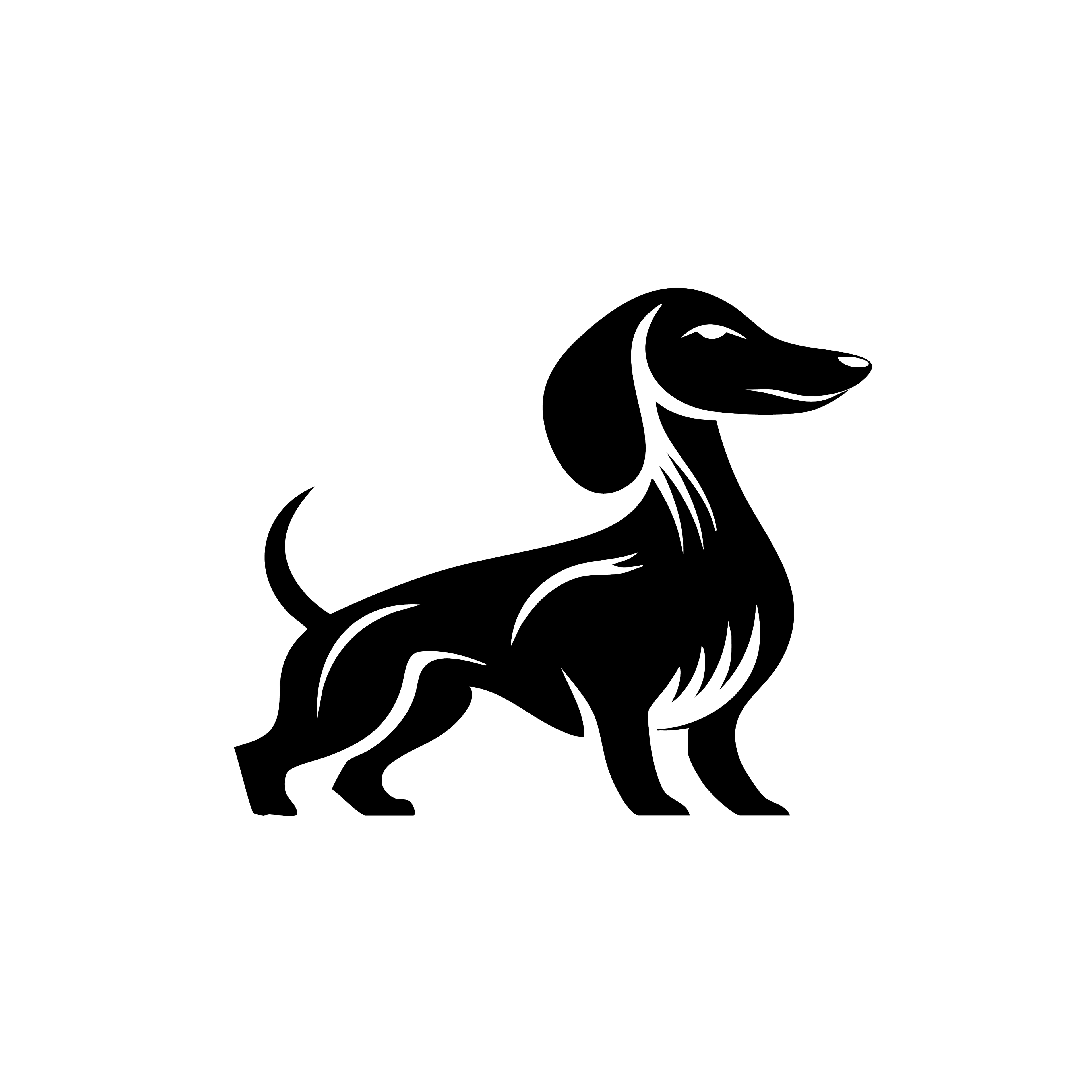 Vinyl Decal / Laptop Sticker/ Car Decal / Phone Sticker Dachshund