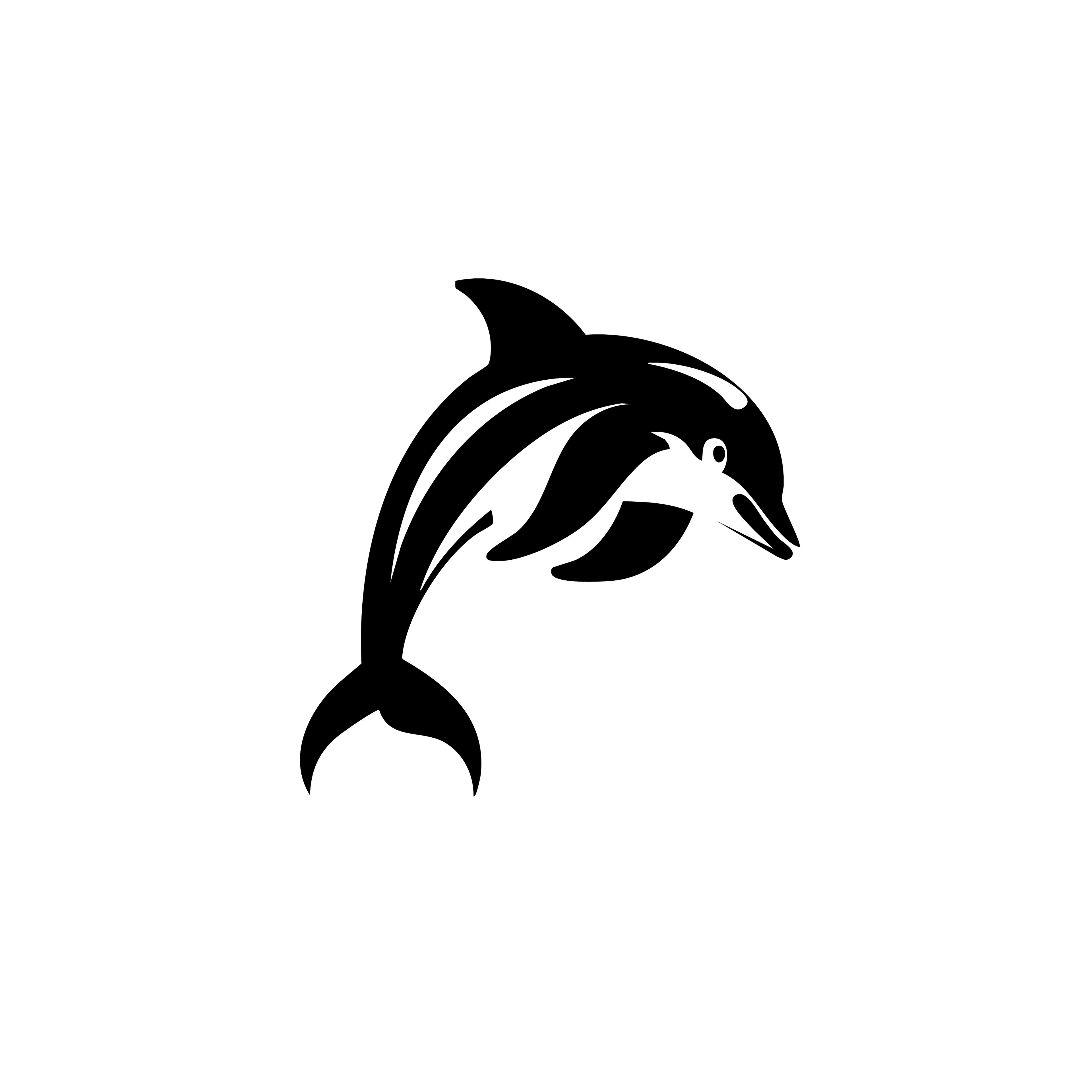 Vinyl Decal / Laptop Sticker/ Car Decal / Phone Sticker Dolphin