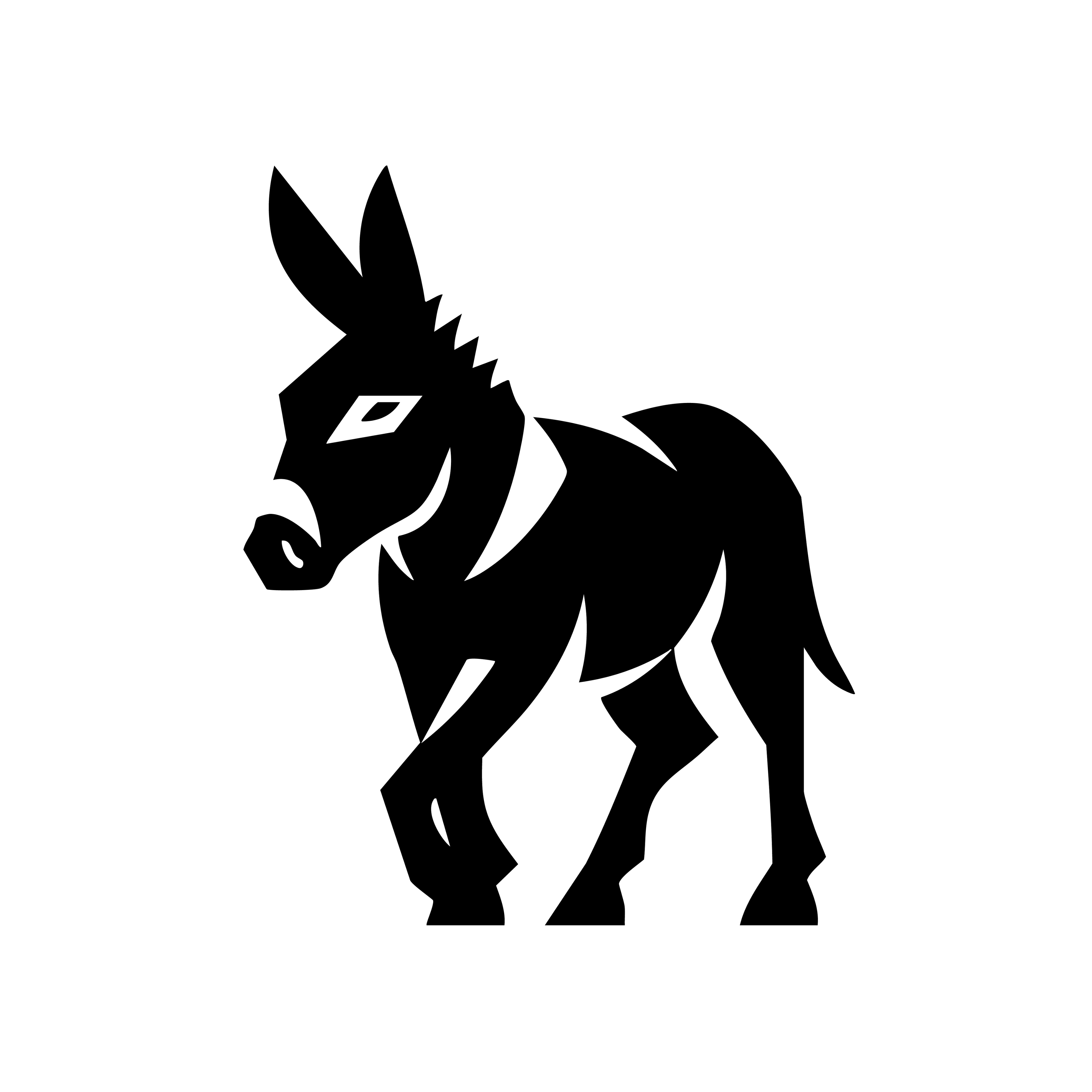 Vinyl Decal / Laptop Sticker/ Car Decal / Phone Sticker Donkey