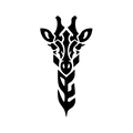 Vinyl Decal / Laptop Sticker/ Car Decal / Phone Sticker Giraffe