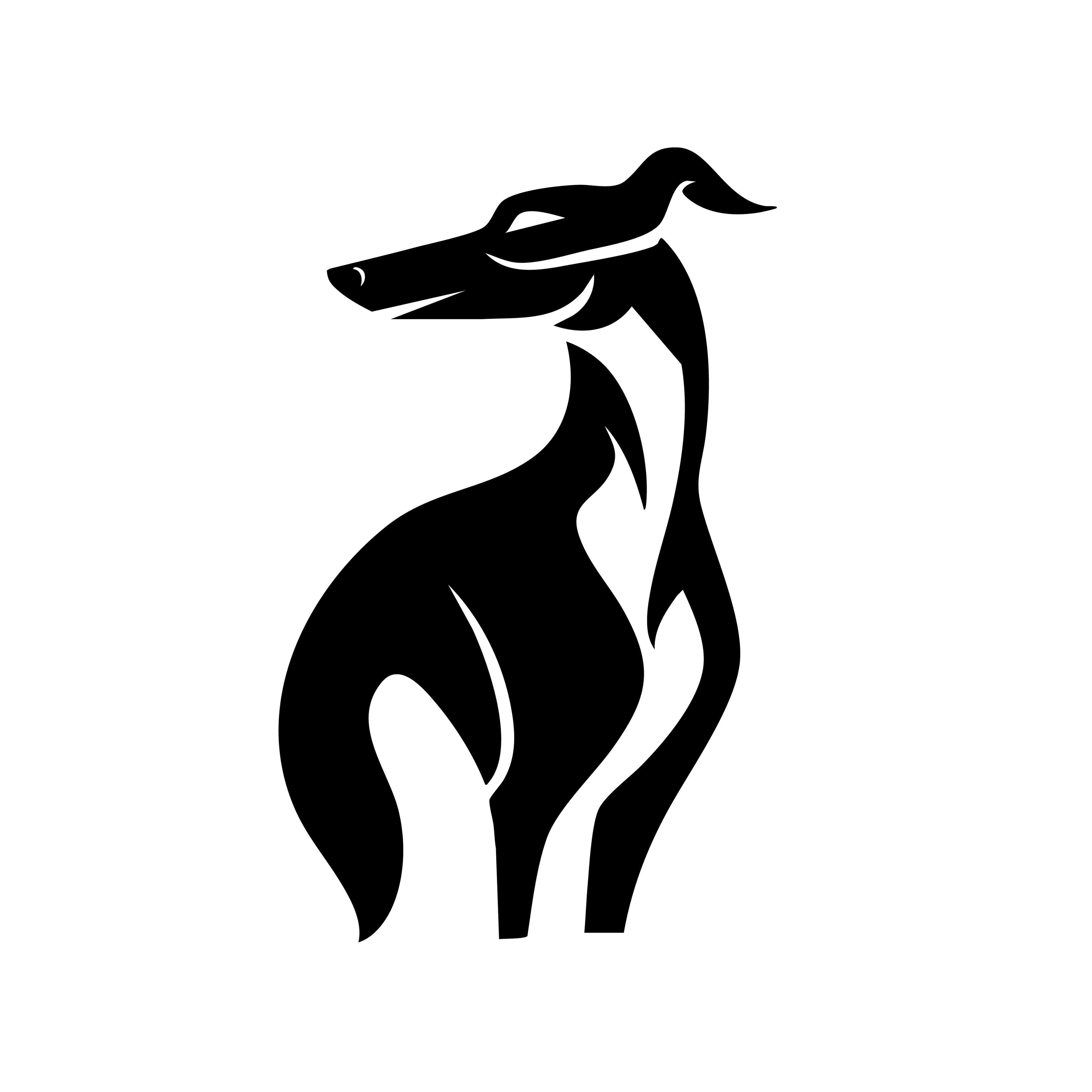 Vinyl Decal / Laptop Sticker/ Car Decal / Phone Sticker Greyhound