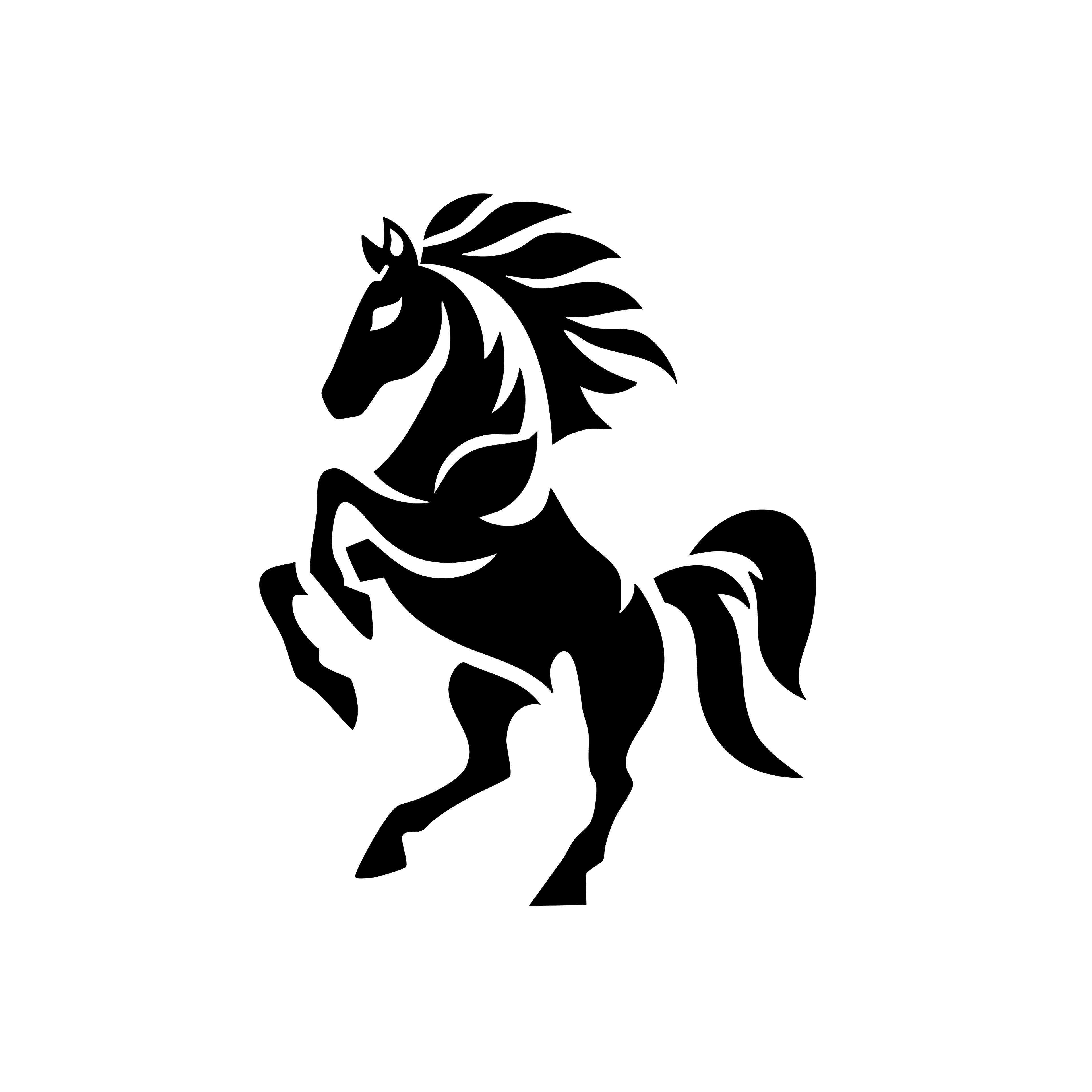 Vinyl Decal / Laptop Sticker/ Car Decal / Phone Sticker Horse