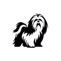 Vinyl Decal / Laptop Sticker/ Car Decal / Phone Sticker Lhasa Apso