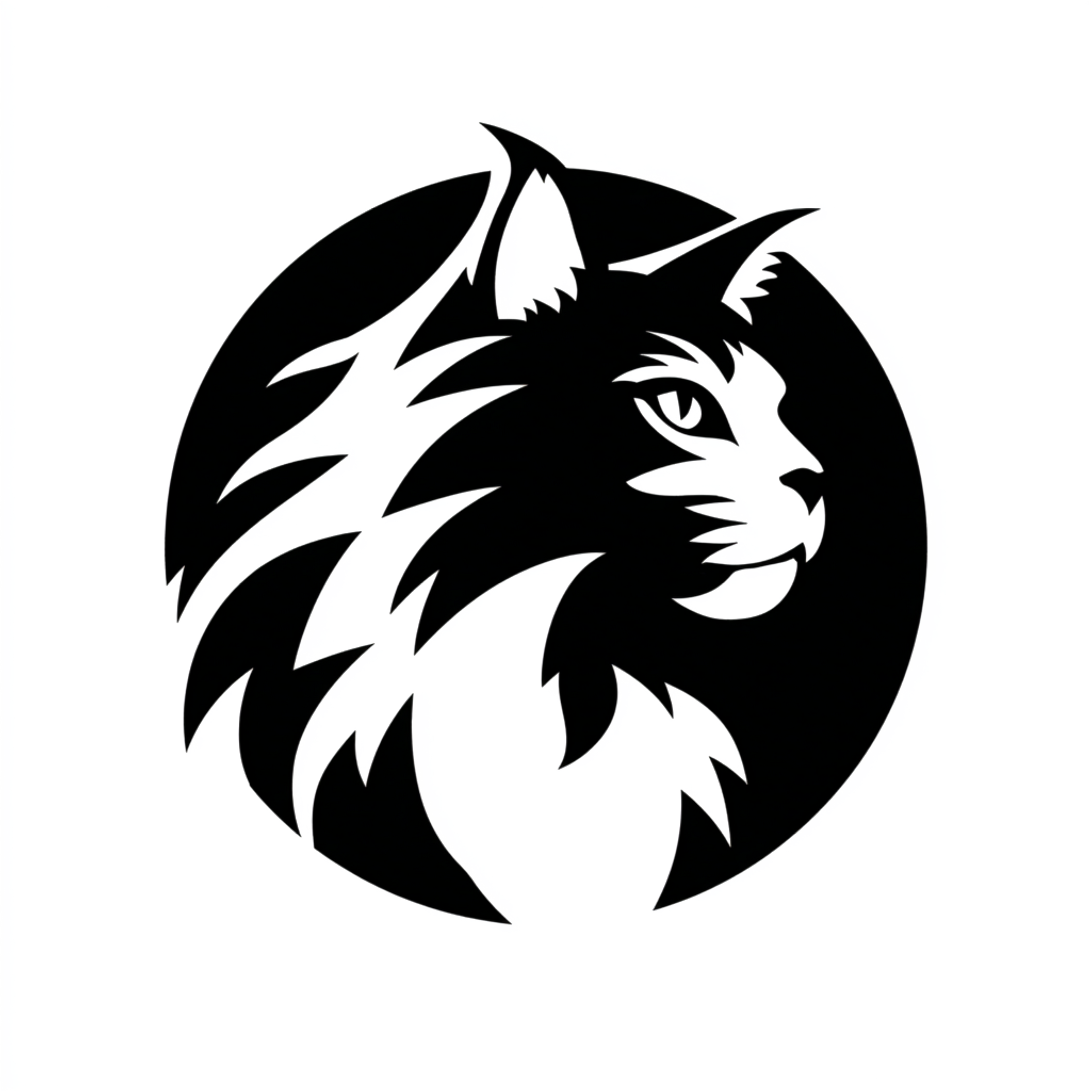 Vinyl Decal / Laptop Sticker/ Car Decal / Phone Sticker Maine Coon Cat