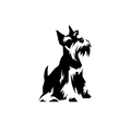 Vinyl Decal / Laptop Sticker/ Car Decal / Phone Sticker Miniature Schnauzer