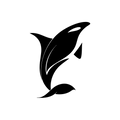 Vinyl Decal / Laptop Sticker/ Car Decal / Phone Sticker Orca Whale
