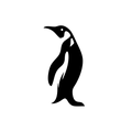 Vinyl Decal / Laptop Sticker/ Car Decal / Phone Sticker Penguin