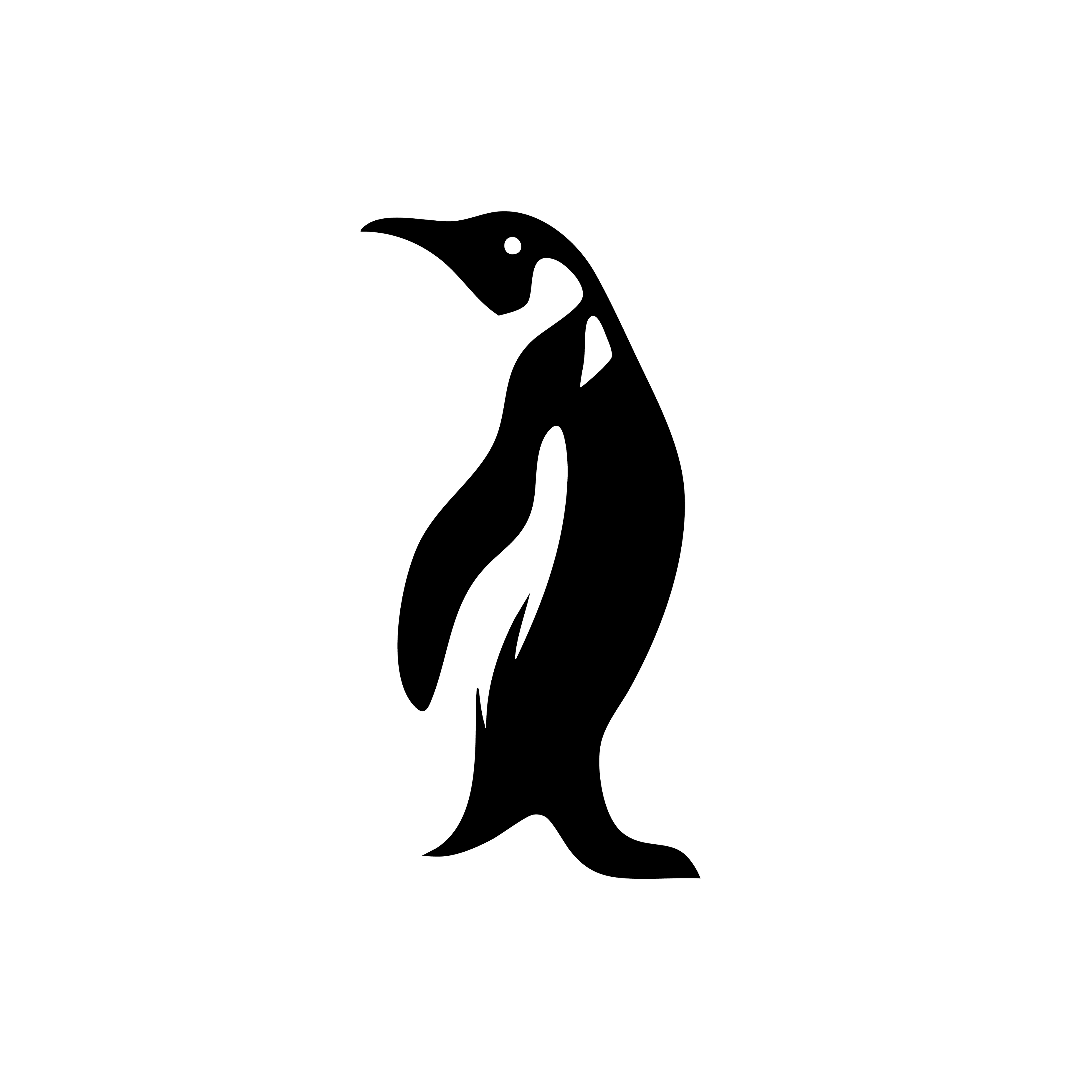 Vinyl Decal / Laptop Sticker/ Car Decal / Phone Sticker Penguin